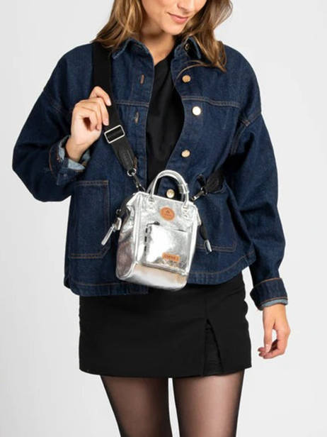 Cross Body Tas Nano Bag Lucky Star Cabaia Zilver lucky star STA ander zicht 1